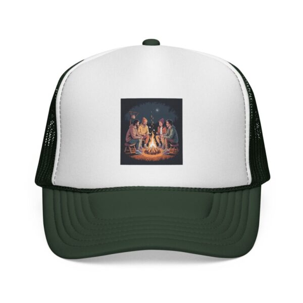 Campfire Friends Trucker Cap | Retro Outdoor Camping Hat
