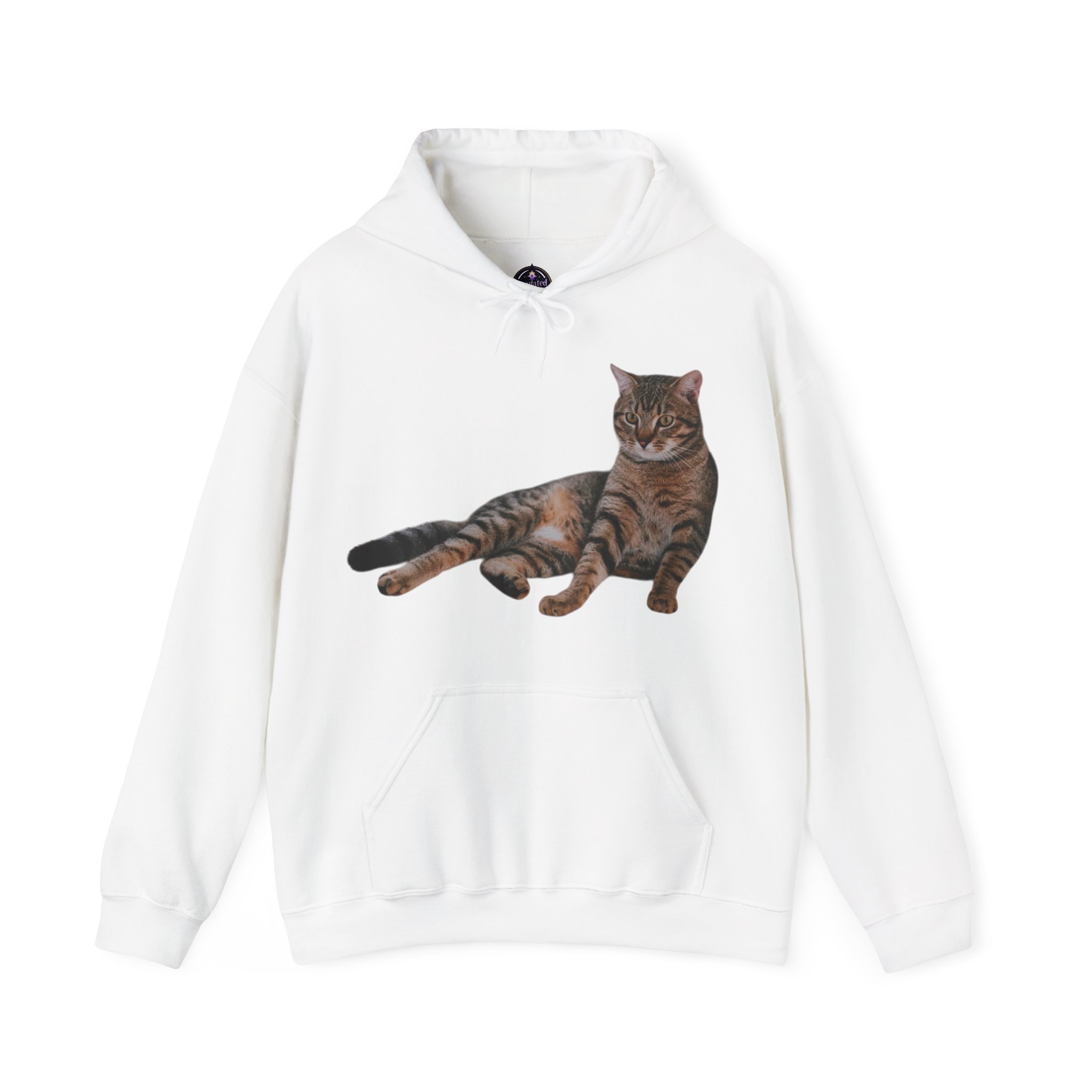 Personalizable Christmas Cat Hoodie | "All I Want for Christmas Is a Standing Tree" Cute Holiday Sweatshirt